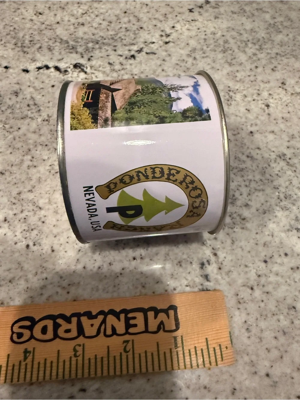 Vintage Set of Bonanza Ponderosa Ranch Tin Mug Cups With Cartwrights Western